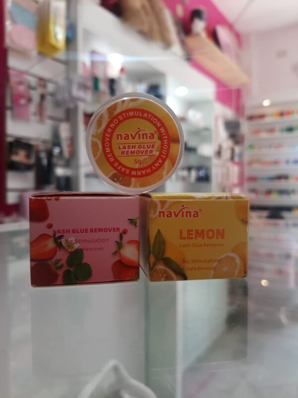 Navina Removedor en crema  De Pegamento De Extensiones De Pestaña 5gr - Imagen 2