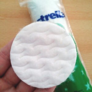 disco de algodon estrella